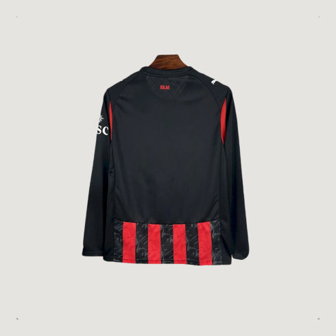 AC Milan – Maillot Domicile 2025/26 Manches Longues – Rouge, Noir